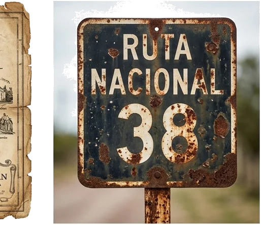 La columna vertebral del sur: Rutas y caminos de tierra