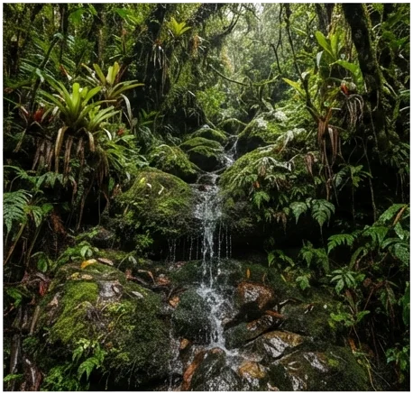 Nacimiento en las Yungas: el origen del agua del sur