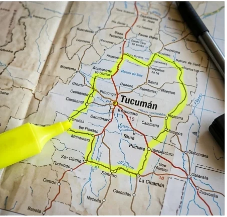 Tabla de recomendaciones para las principales rutas de Tucumán